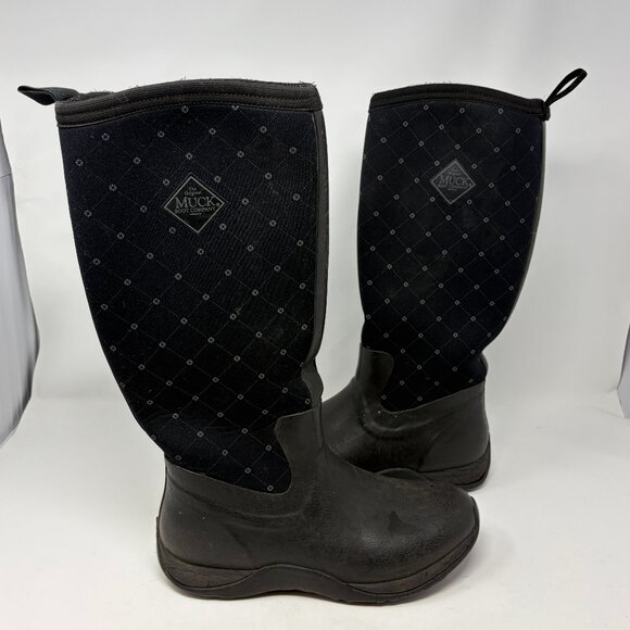 The Original Muck Book Co. women's tall boots 8 black wellington - Picture 2 of 6